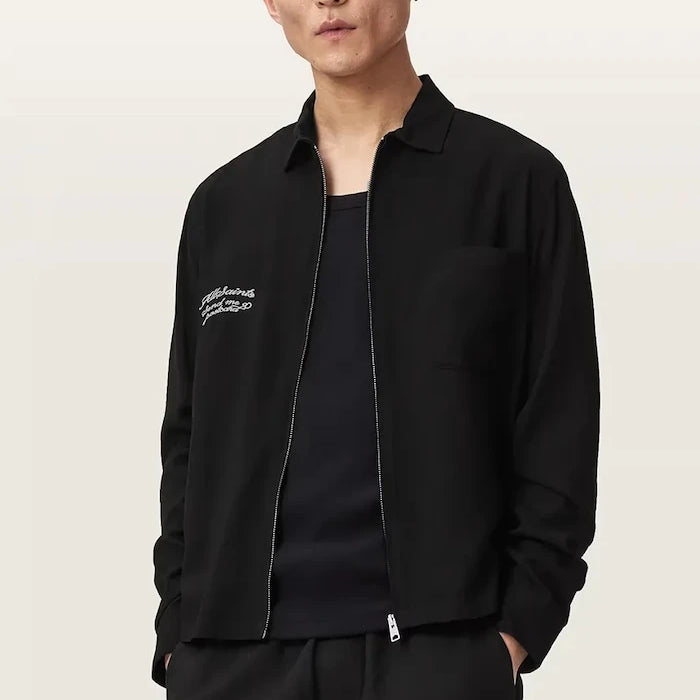 AllSaints късо яке мъжко от вискоза BUCK