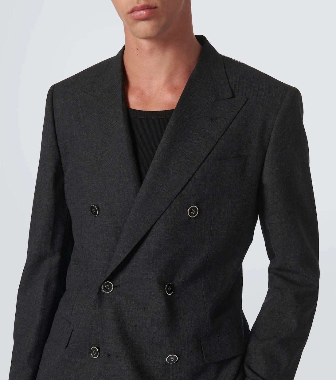 Dolce&Gabbana - Double-breasted wool suit jacket