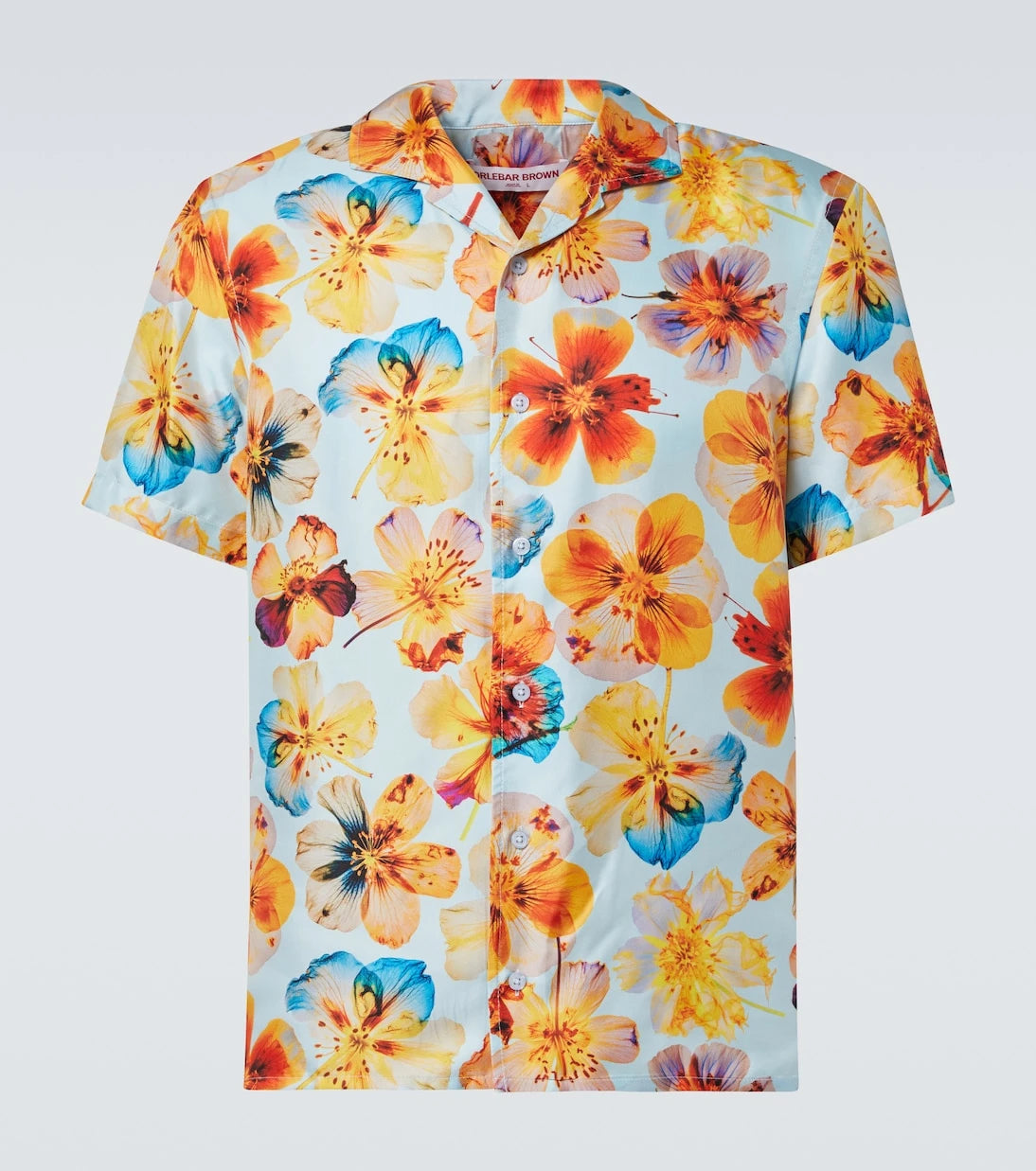 Orlebar Brown - Hibbert floral silk bowling shirt