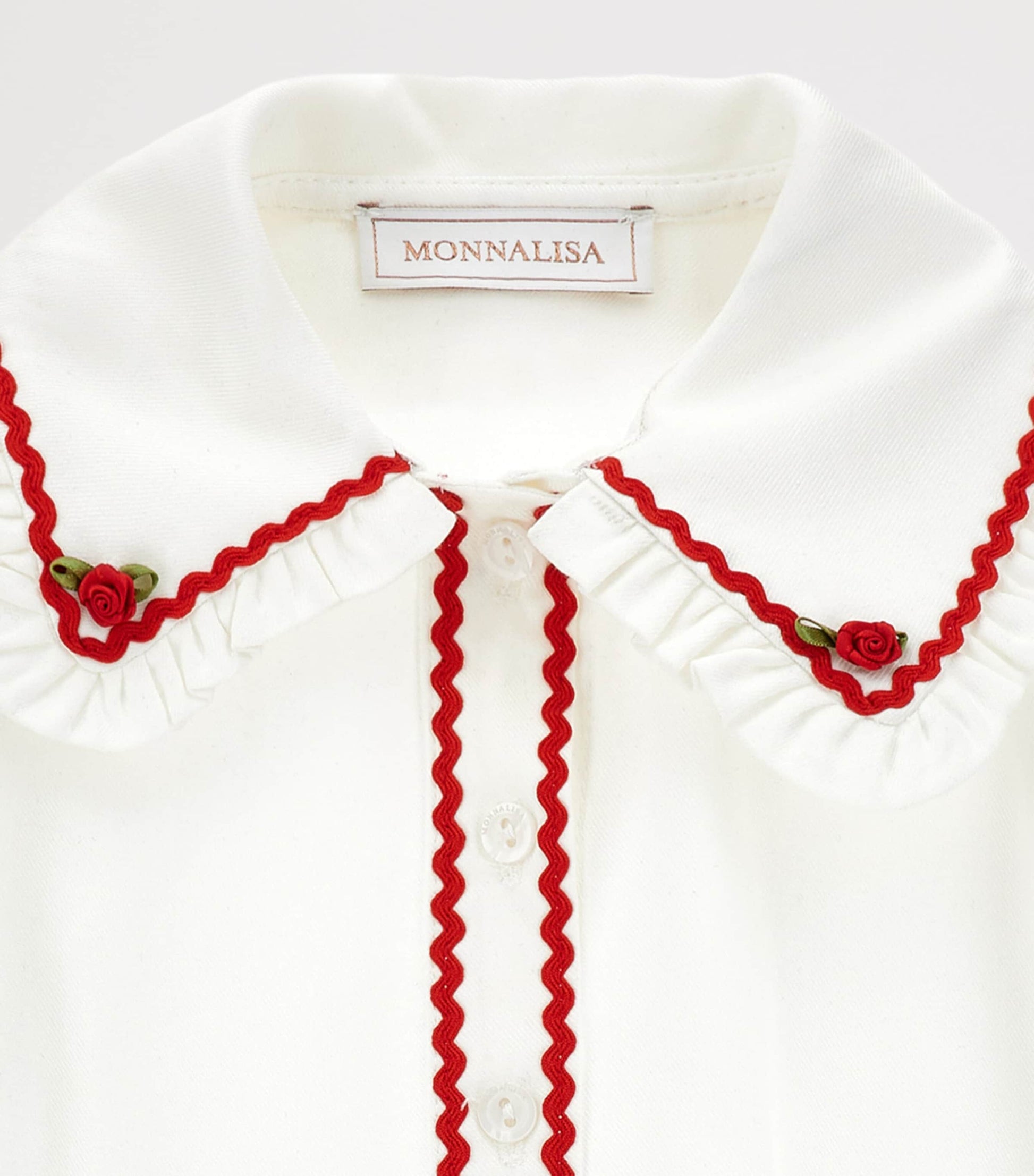 Monnalisa Embroidered Shirt (3-36 Months)