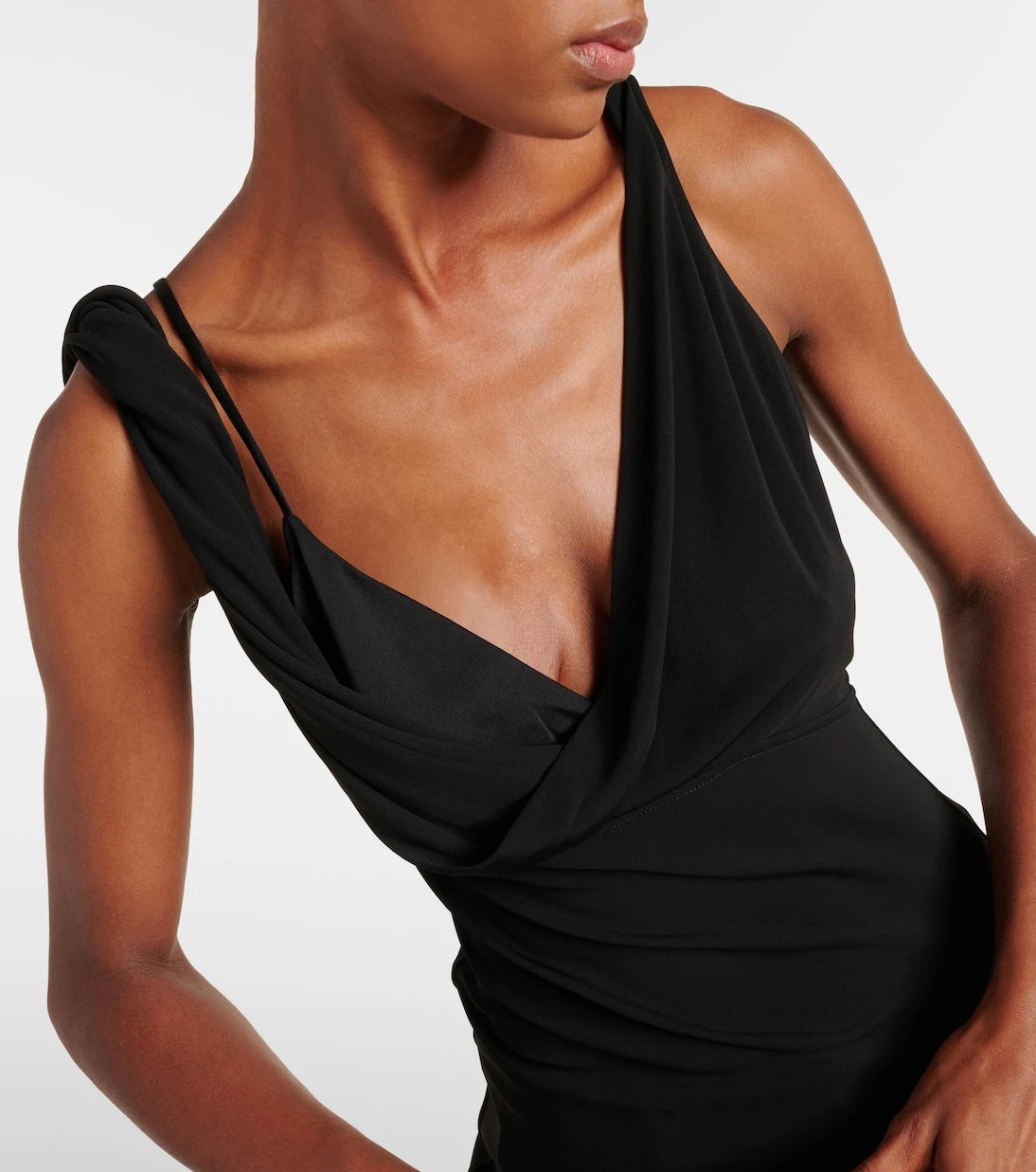 Toteme - Draped crêpe jersey top