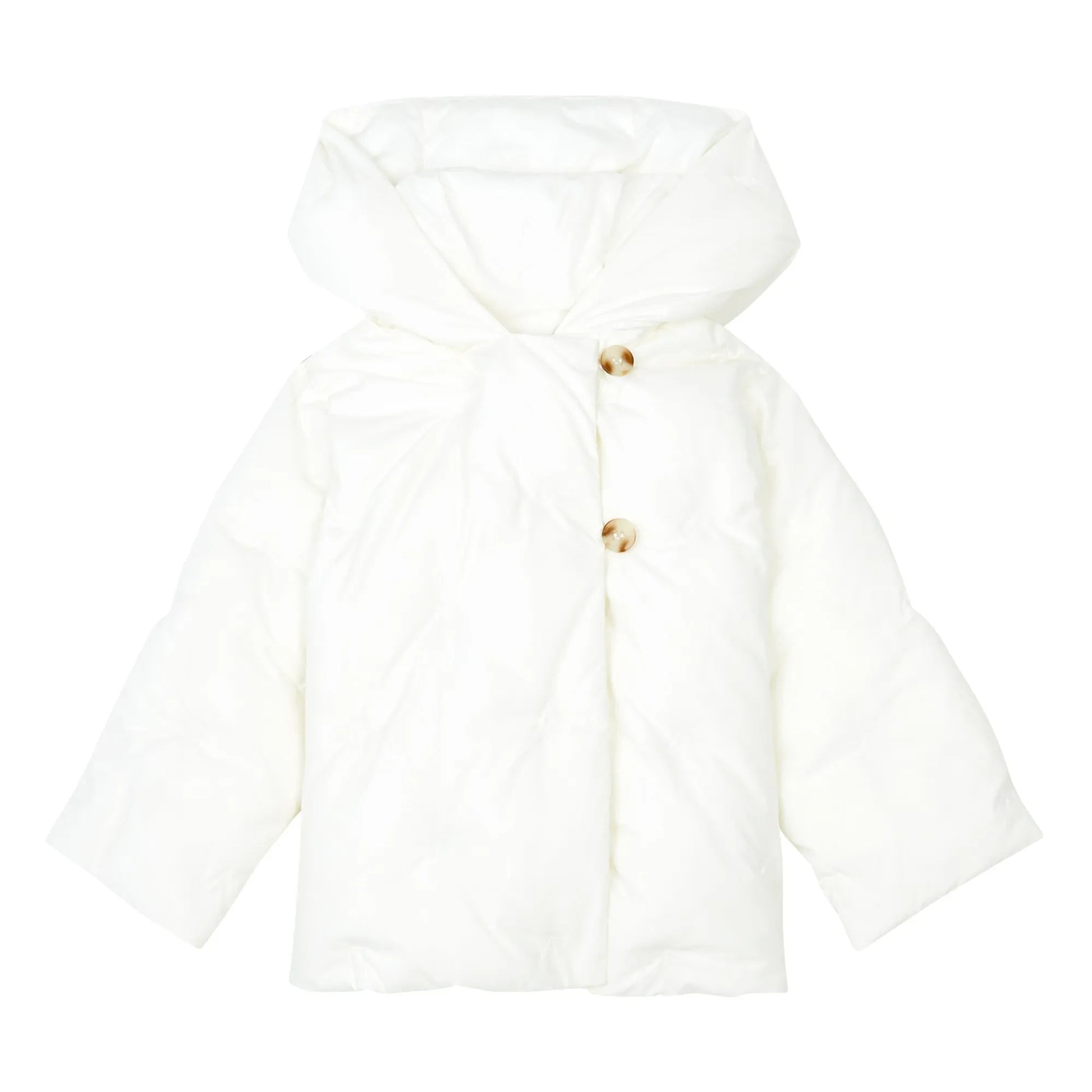 Bonpoint - Bonno Organic Cherry Cotton Coat | Ecru