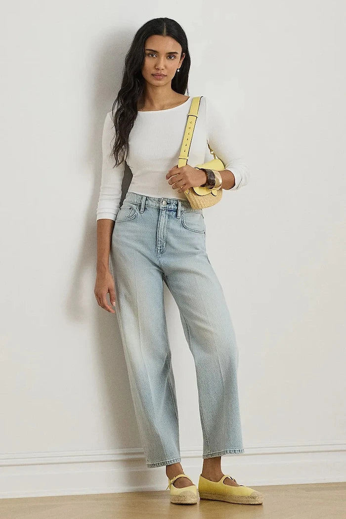 Lauren Ralph Lauren uzun kollu kadın bluzu modal