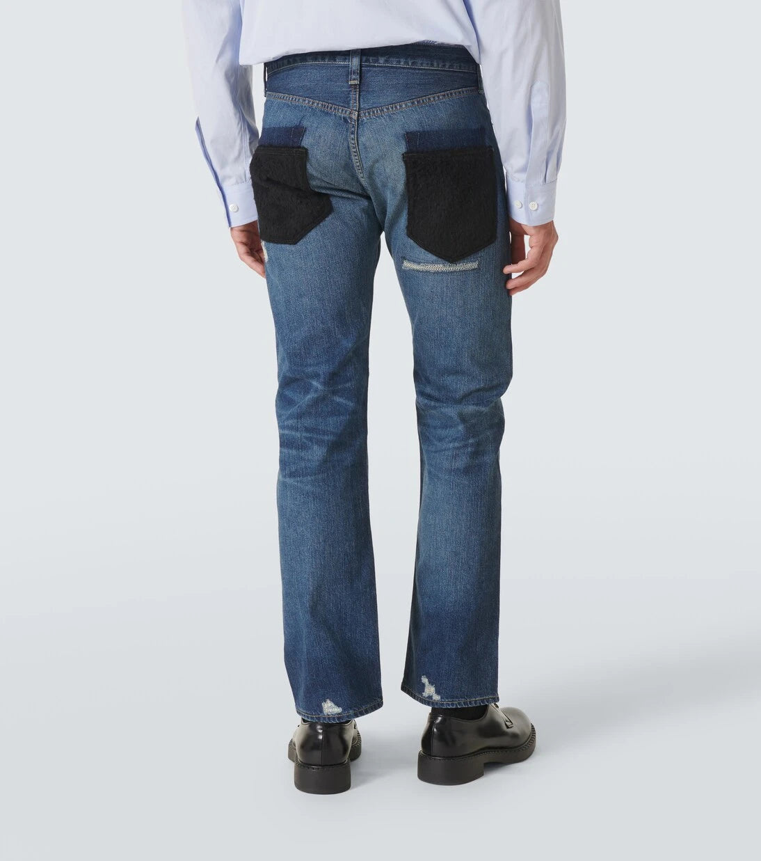 Junya Watanabe - Distressed straight jeans