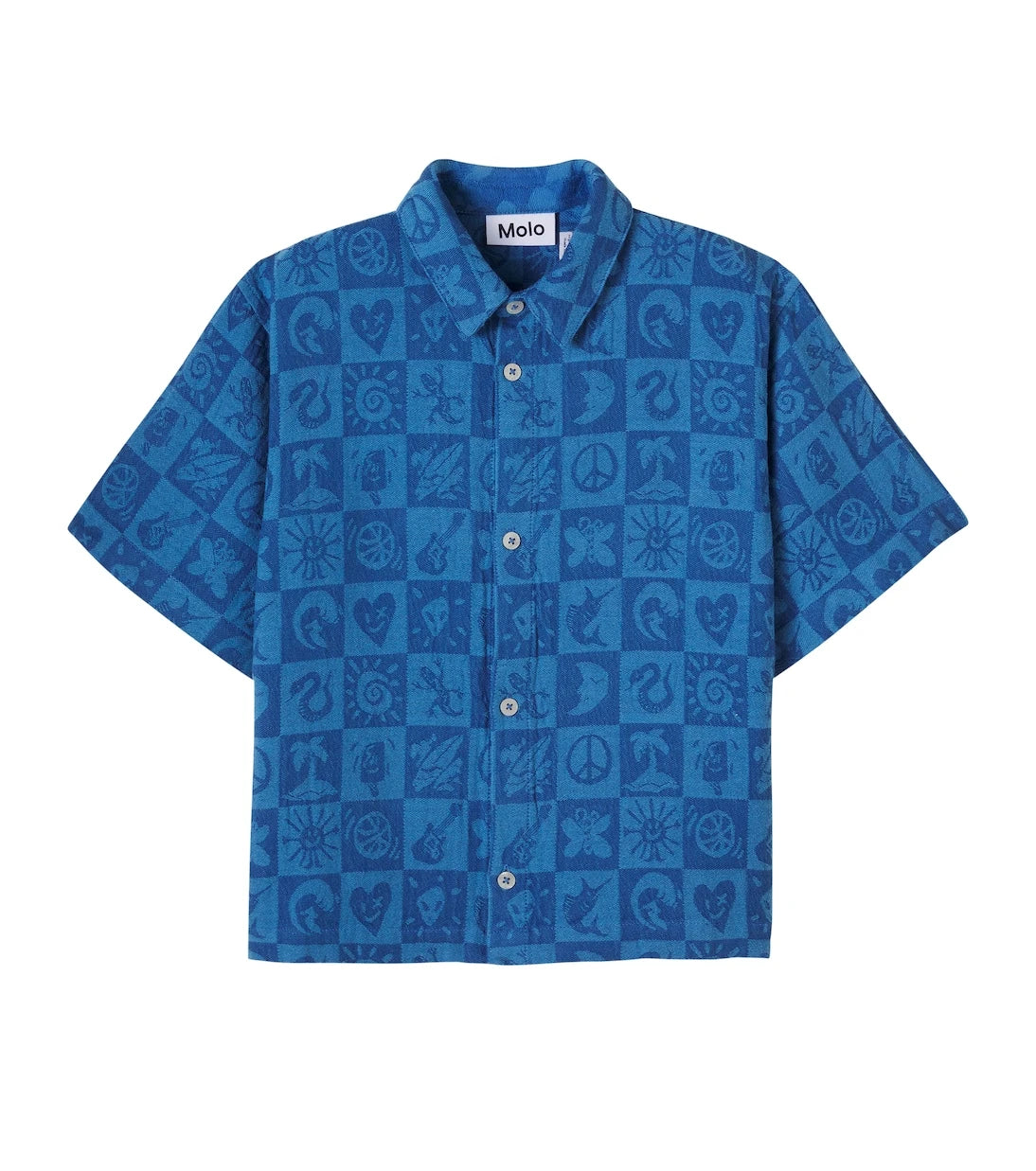 Molo - Richie checked cotton shirt