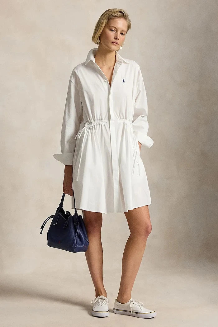 Polo Ralph Lauren pamuklu gömlek elbise MW CTN PW-WVN-DRESSES