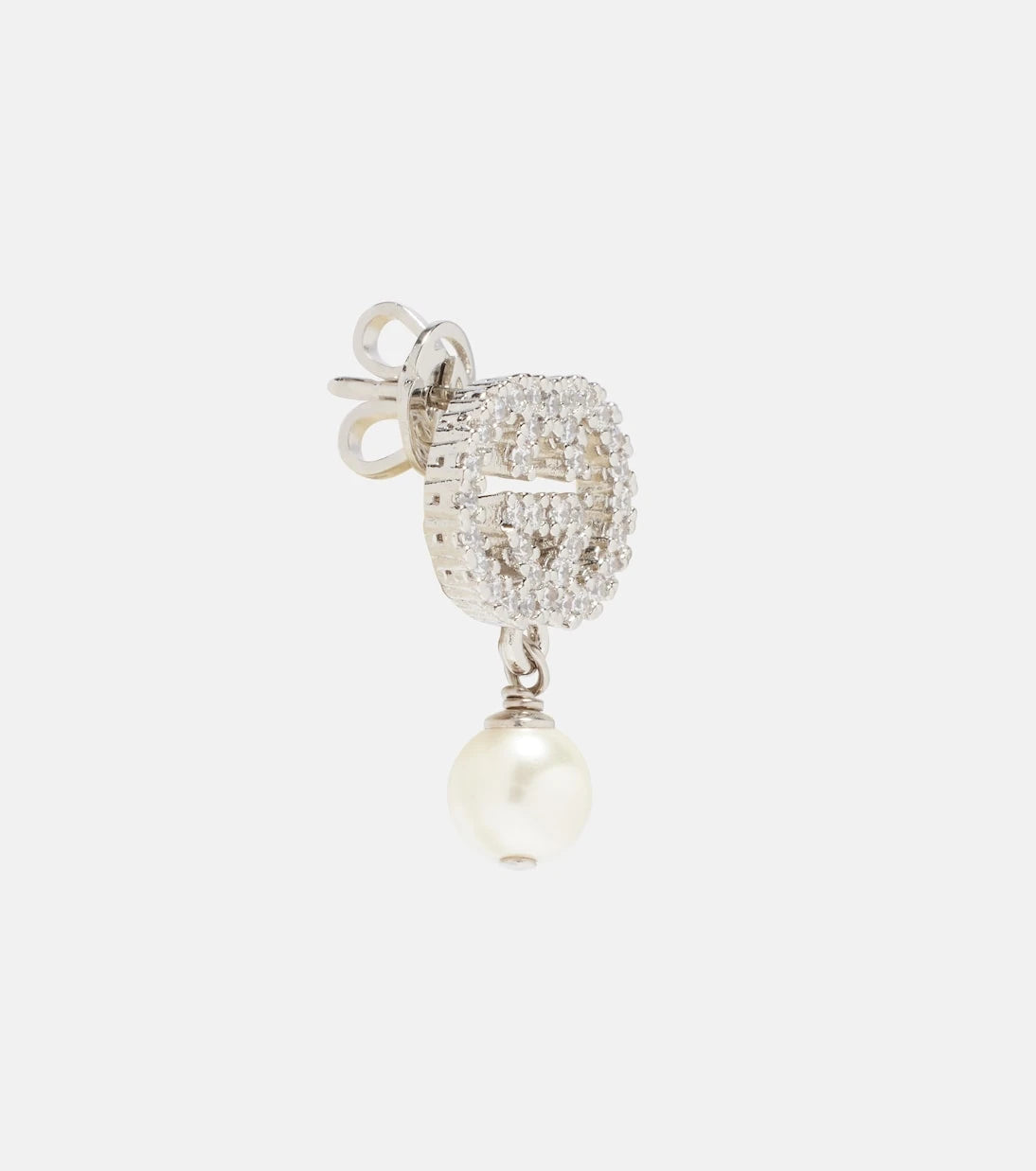 Gucci - Interlocking G embellished drop earrings