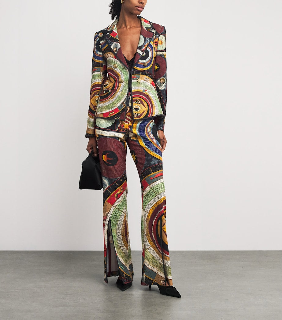 Alice+Olivia Multi Satin Mya Blazer