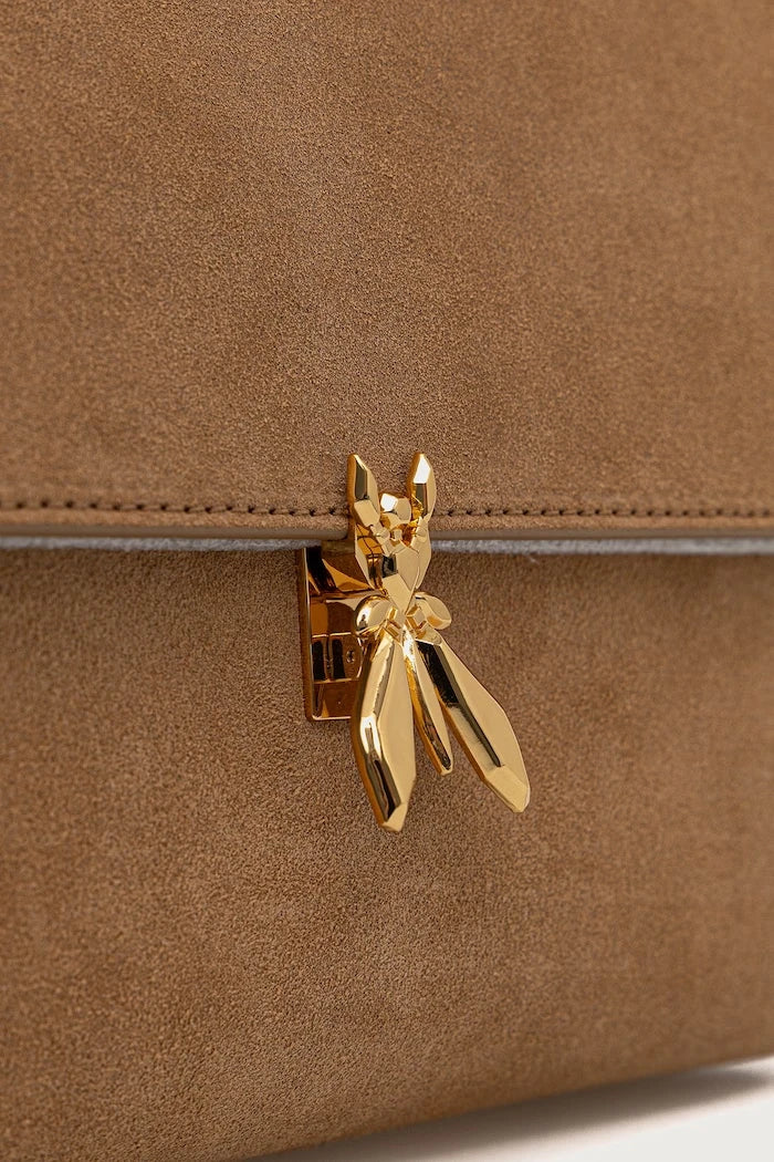Patrizia Pepe süet kadın crossbody çanta