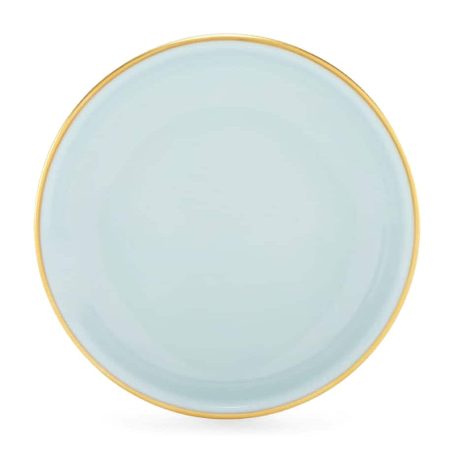 GINORI 1735 Porcelain Colonna Diva Celeste Butter Dish (10cm)