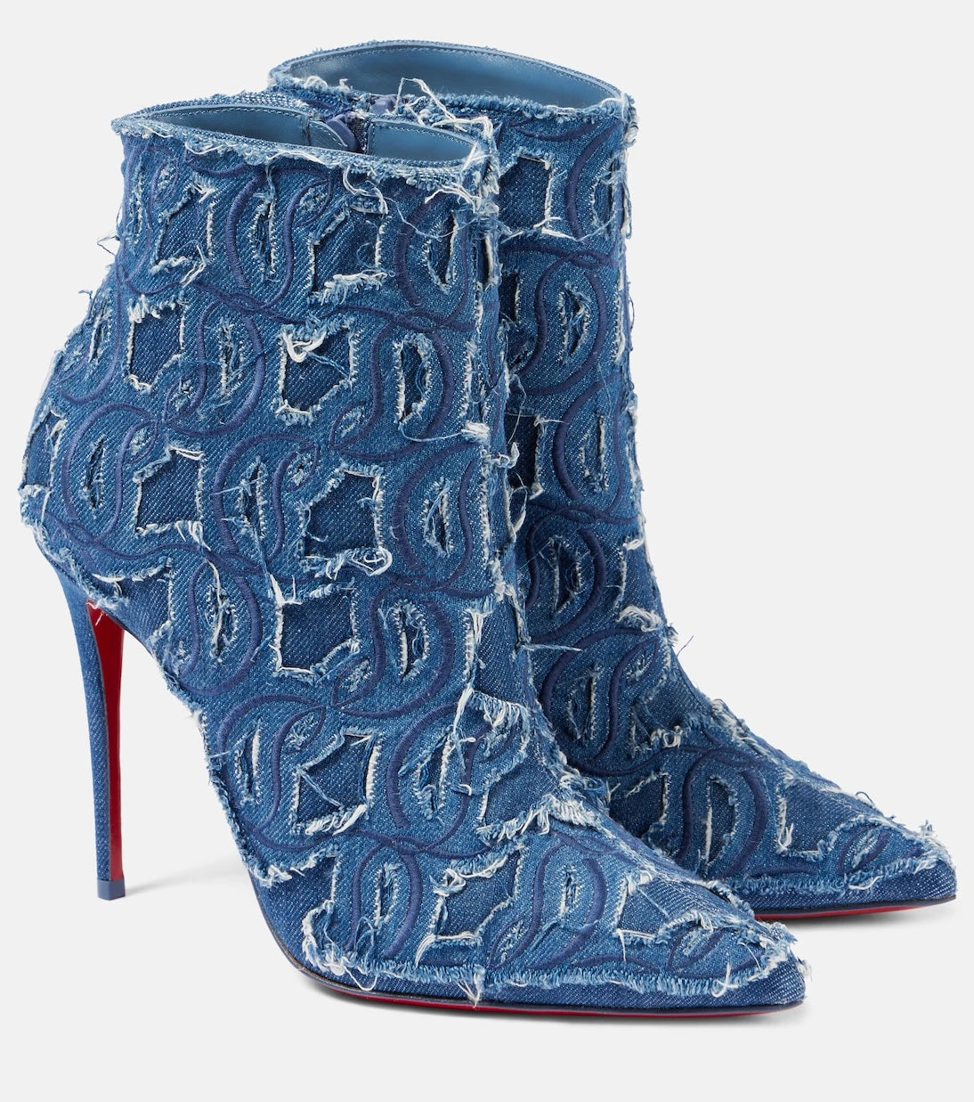 Christian Louboutin - So Kate 100 denim pumps