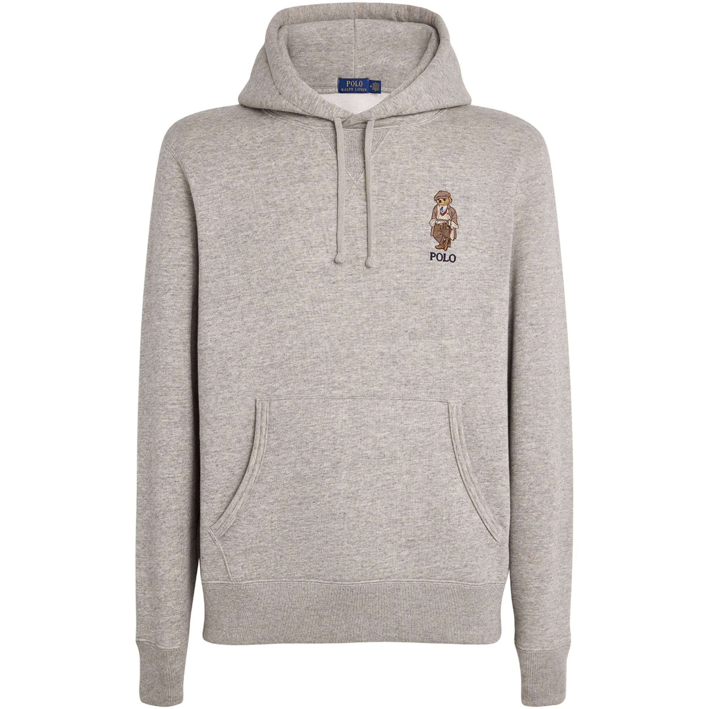 Polo Ralph Lauren Grey Cotton-Blend Polo Bear Hoodie