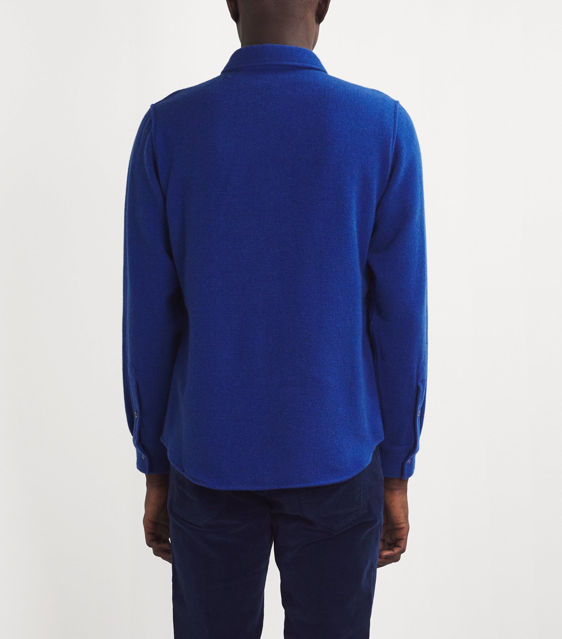 Unisex Cashmere and Lapis Lazuli Shirt