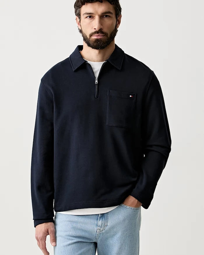 Tommy Hilfiger pamuk erkek sweatshirt
