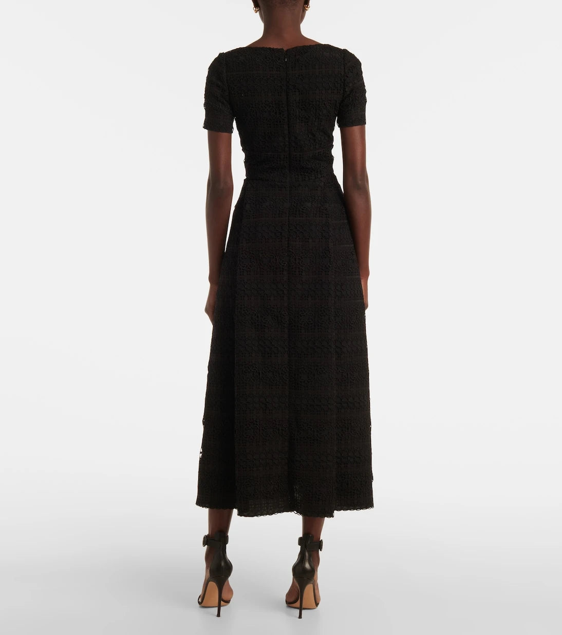 Elie Saab - Macramé midi dress