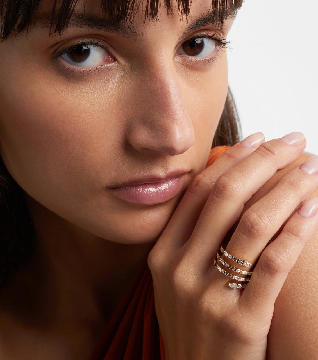 Shay Jewelry - خاتم ذهب عيار 18 قيراطًا مرصع بالألماس