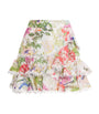 Ruffled Fera Mini Skirt WHITE BOTANICAL