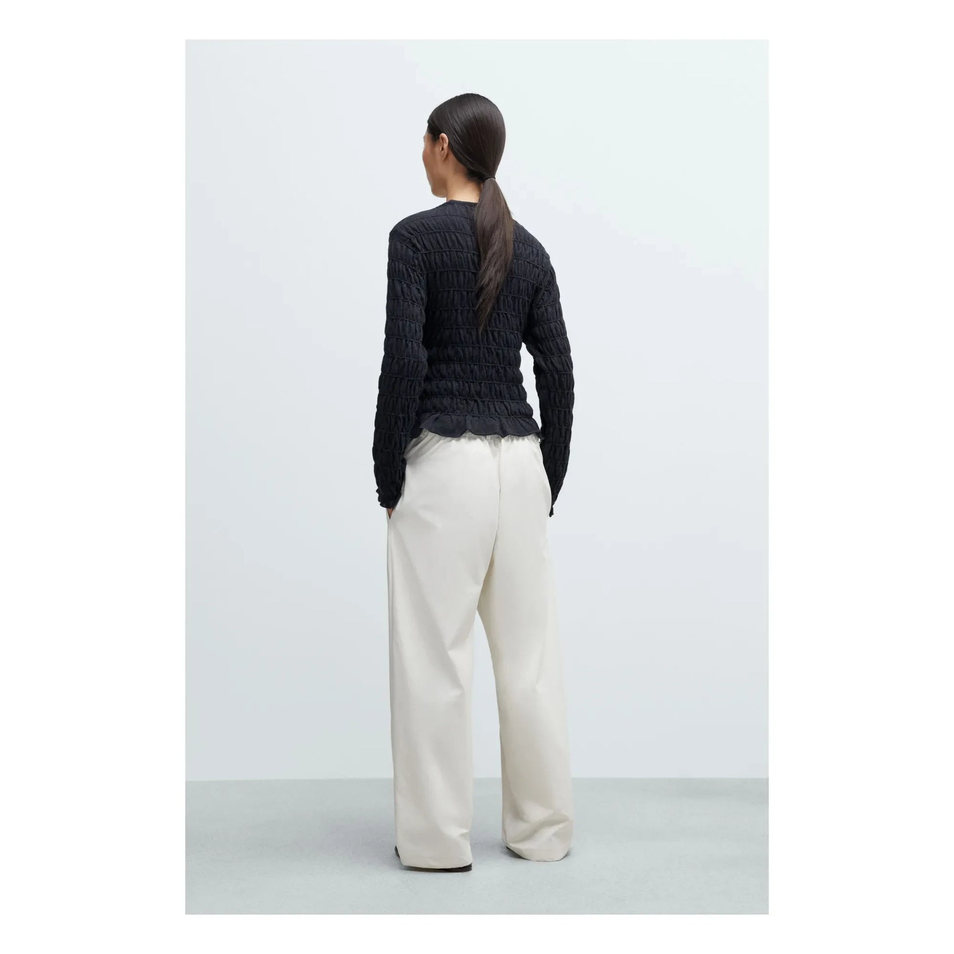 Cordera - Merino Wool Cardigan | Charcoal grey