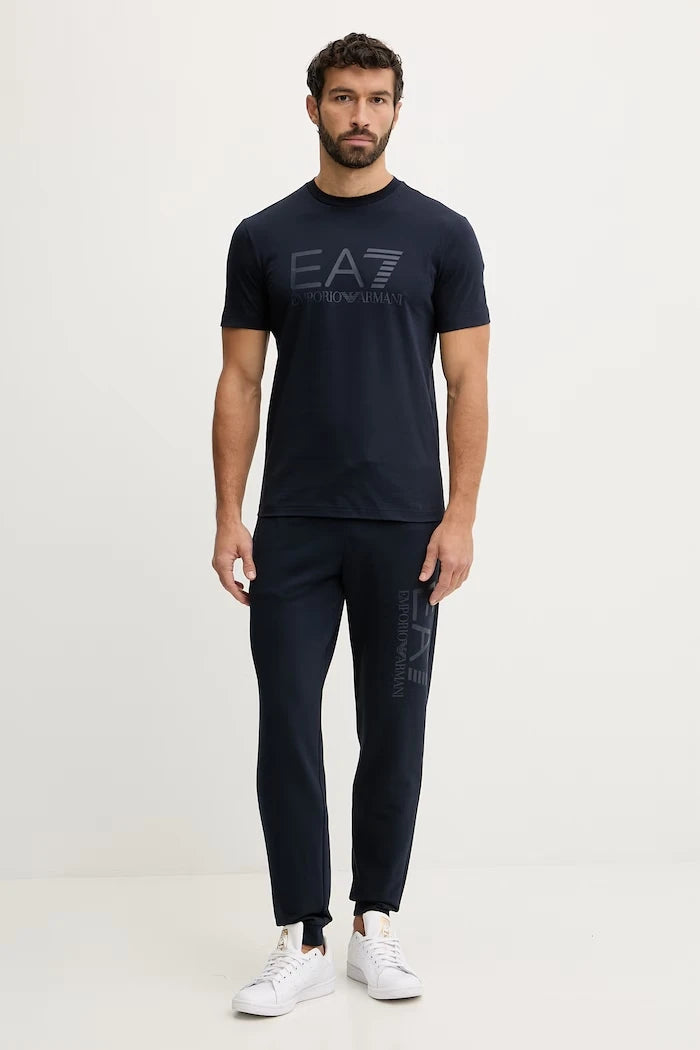 Памучна тениска EA7 Emporio Armani