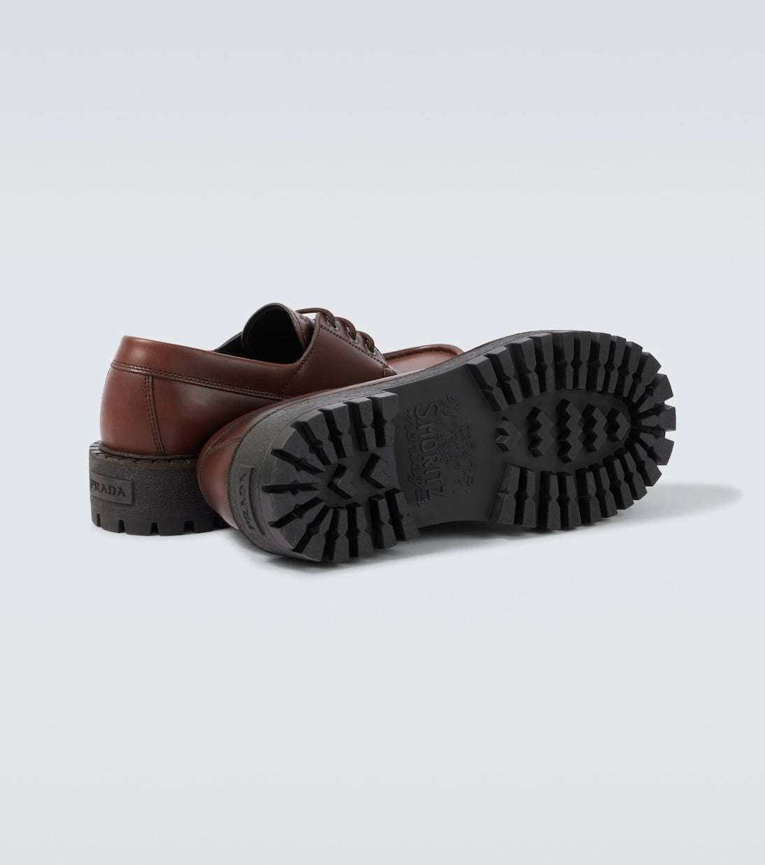 Prada - Leather loafers