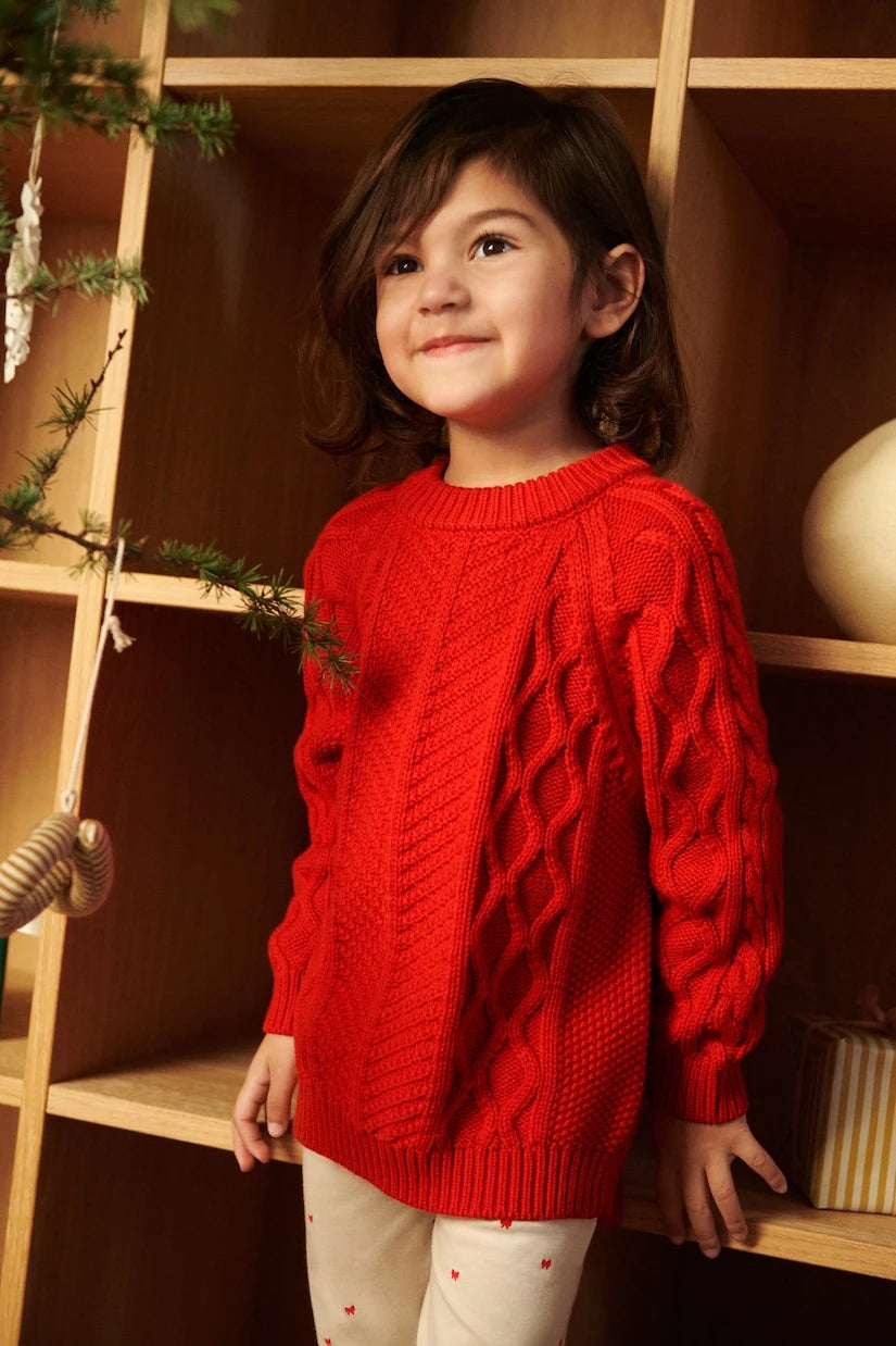 Liewood - Callio cable-knit wool and cotton sweater