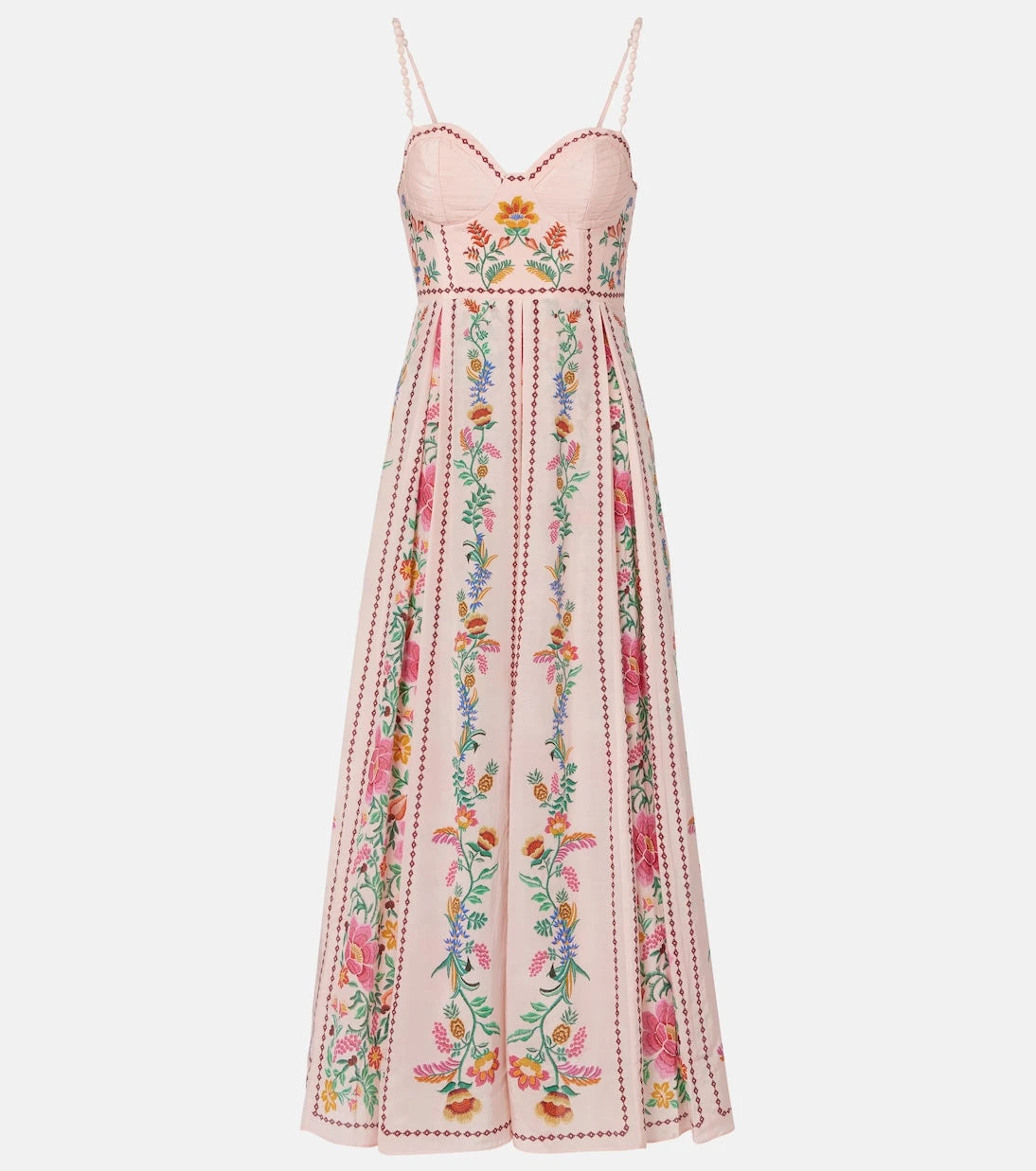 Farm Rio - Floral cotton-blend maxi dress