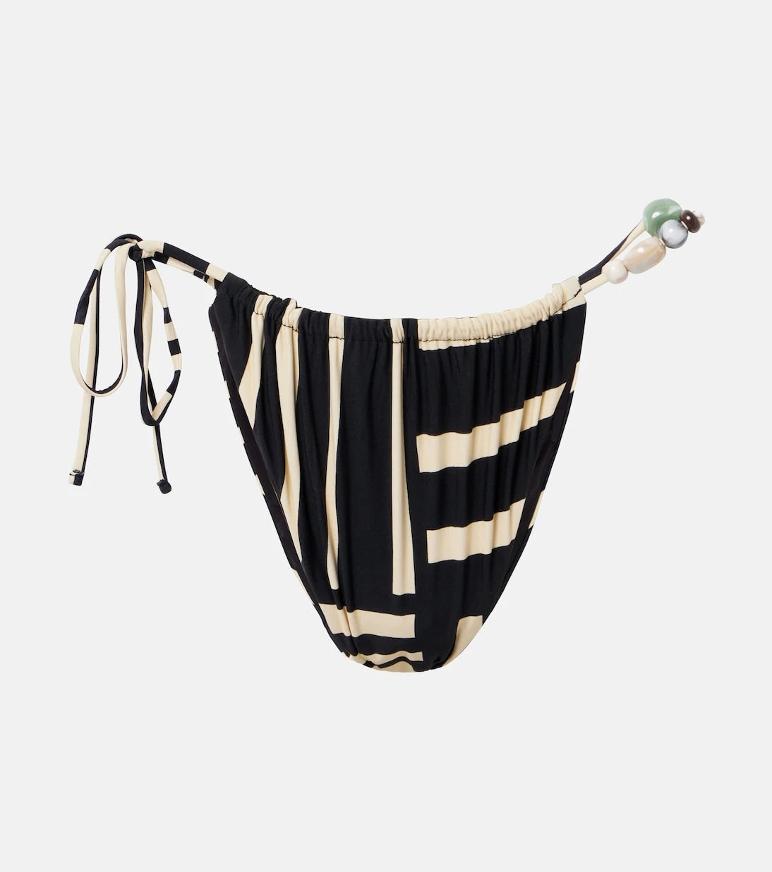 SIR - İşlemeli çizgili bikini altı