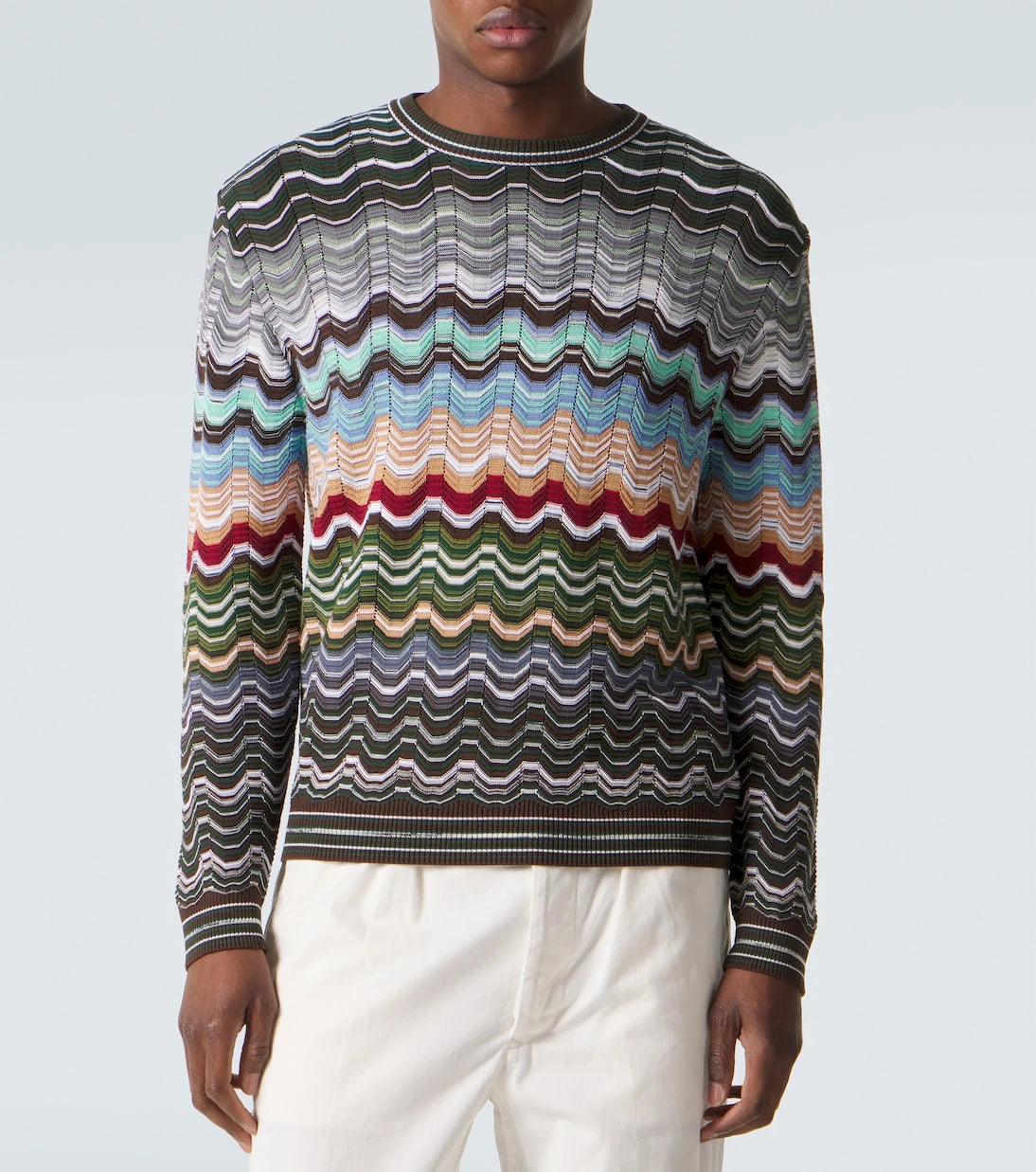 Missoni - Zigzag cotton-blend sweater