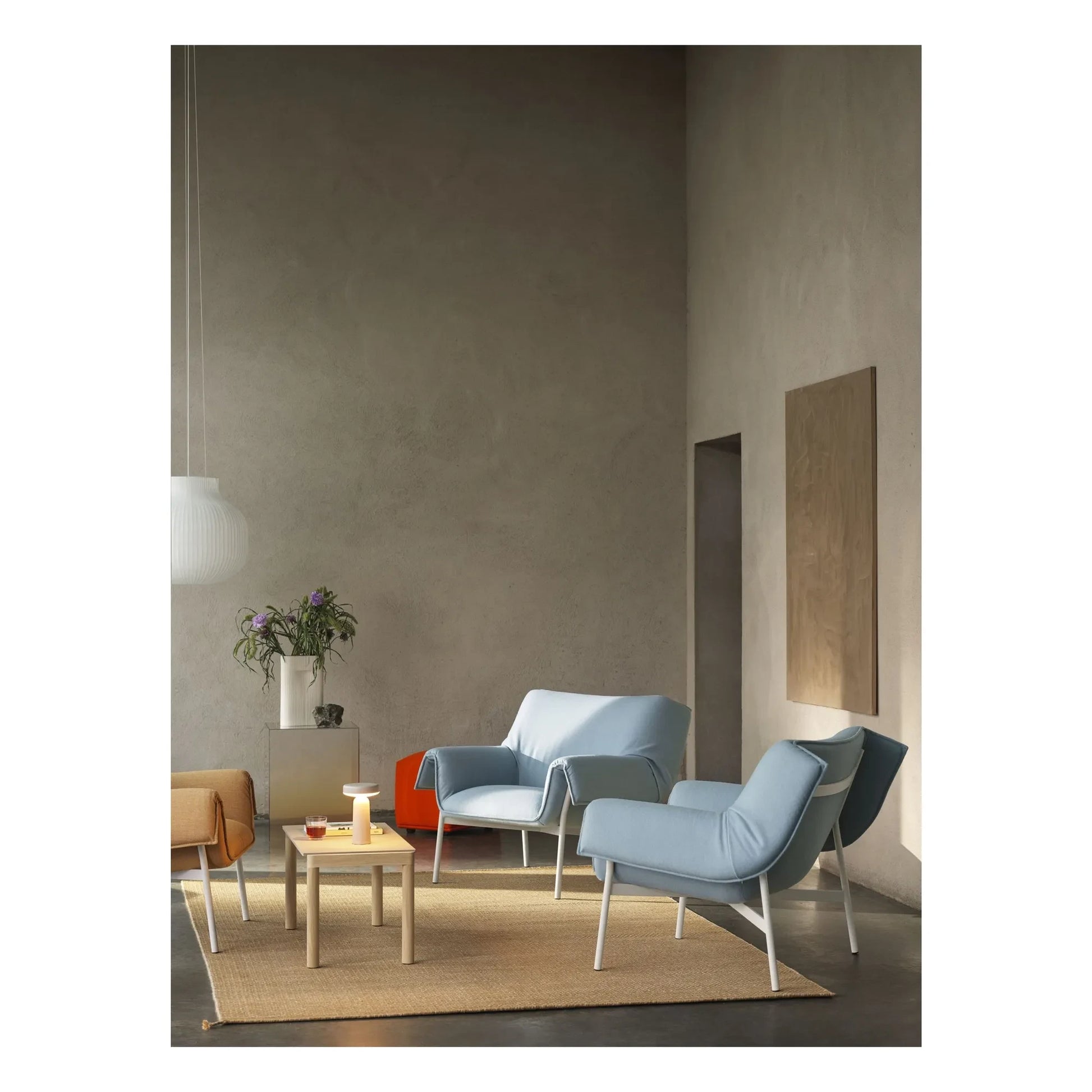 Muuto - Strand Closed suspension lamp, Benjamin Hubert | White