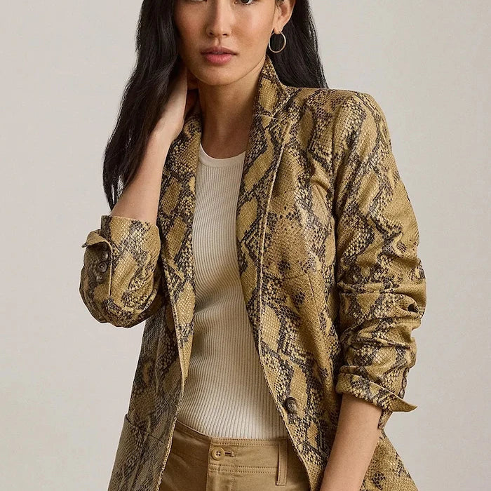 Lauren Ralph Lauren Kadın Deri Ceket