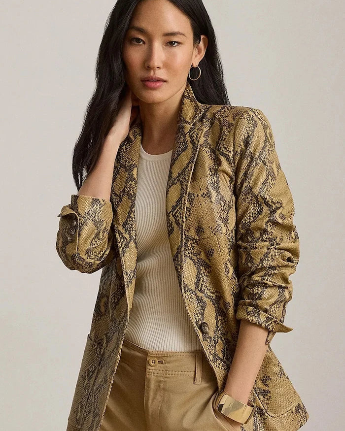 Lauren Ralph Lauren Kadın Deri Ceket