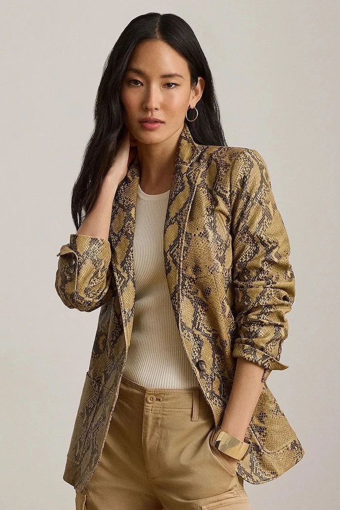 Lauren Ralph Lauren Kadın Deri Ceket