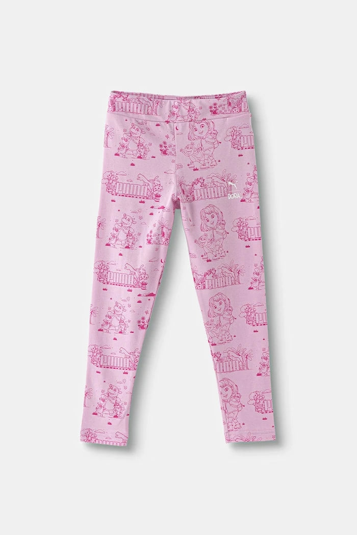 PUMA X DORA Çocuk Pamuklu Tayt