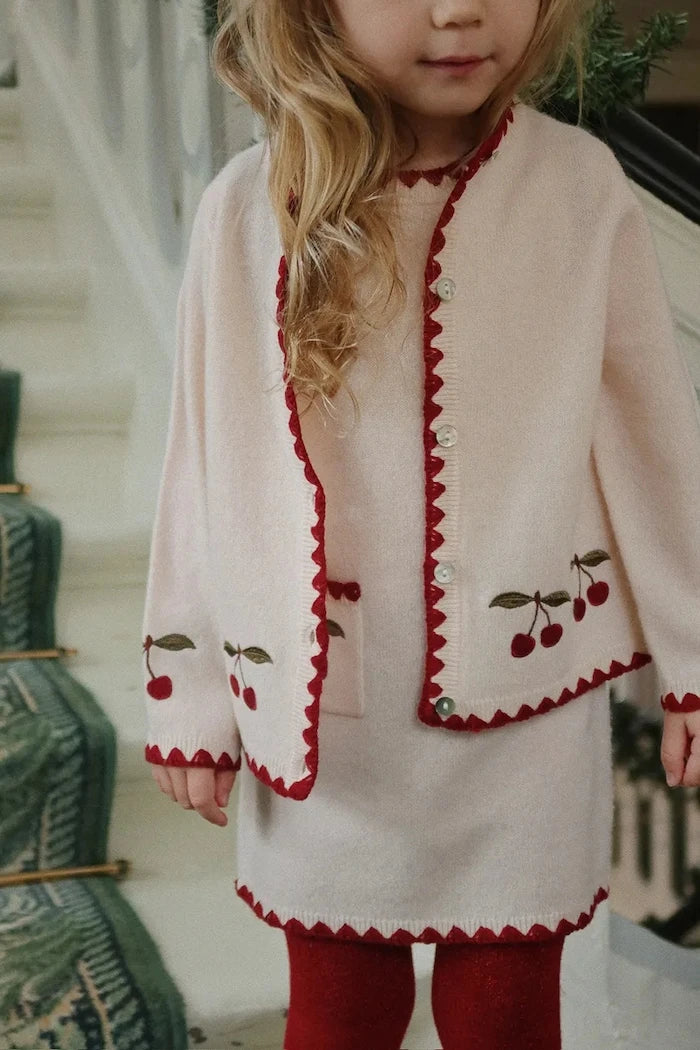 Konges Sløjd COLLETTE CARDIGAN Çocuk Yün Yelek