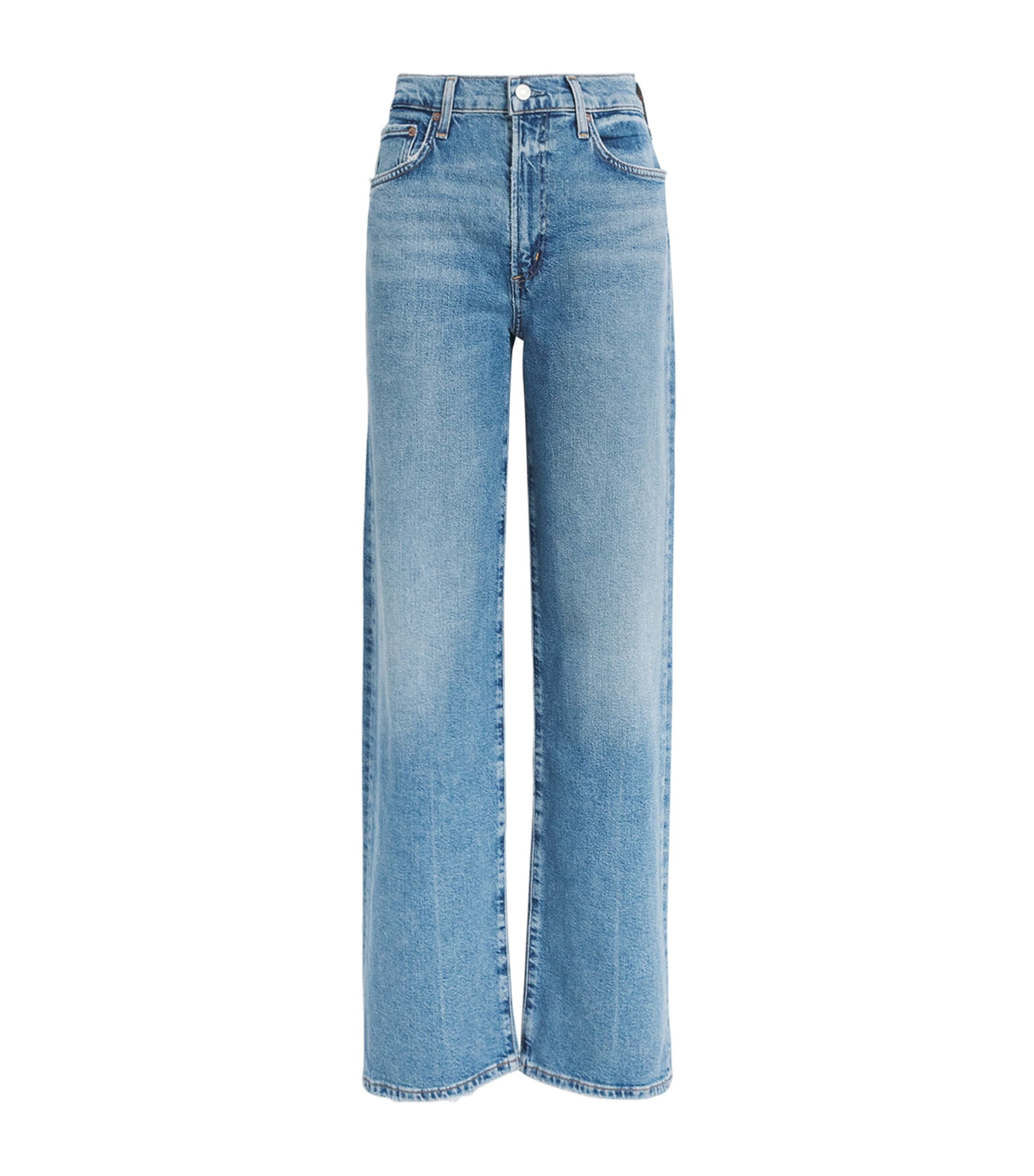 AGOLDE Blue Harper Relaxed Straight Jeans