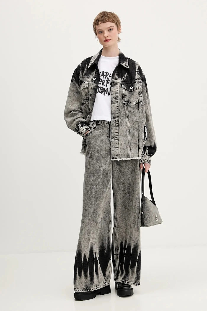 Pamuklu Tişört Karl Lagerfeld Jeans
