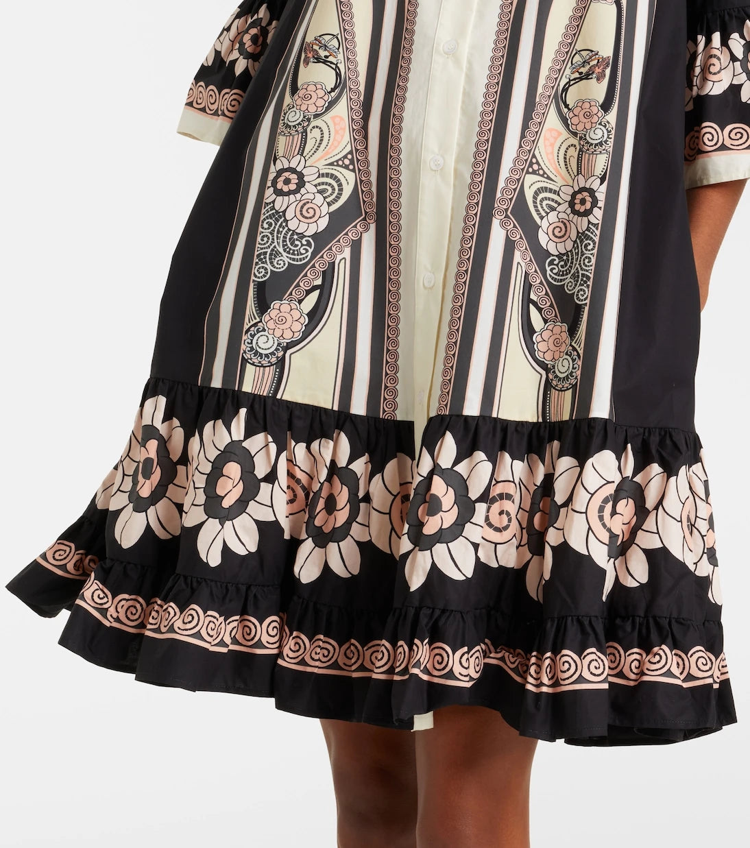 La DoubleJ - Choux printed cotton poplin shirt dress