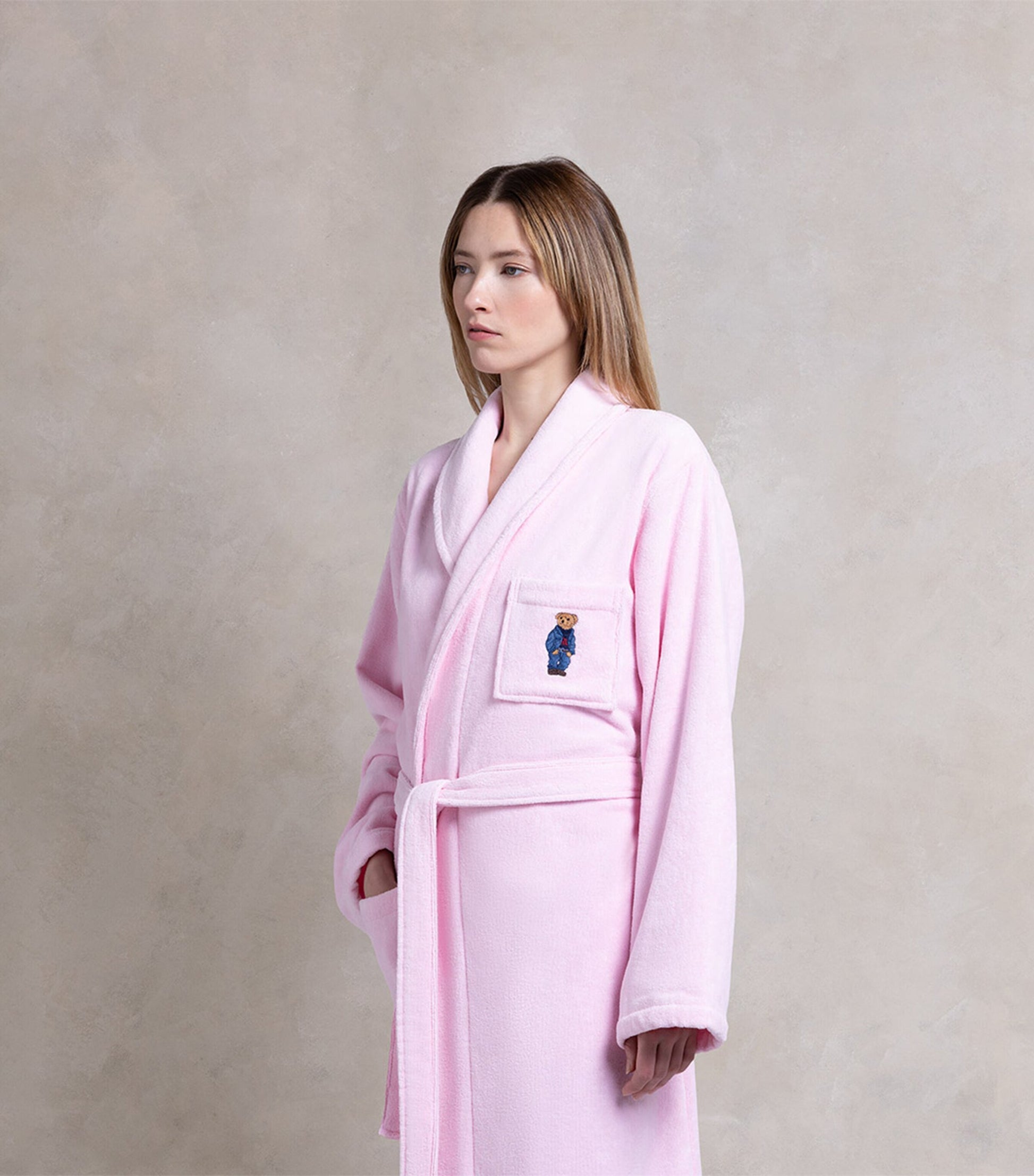 Cotton Denim Bear Bathrobe