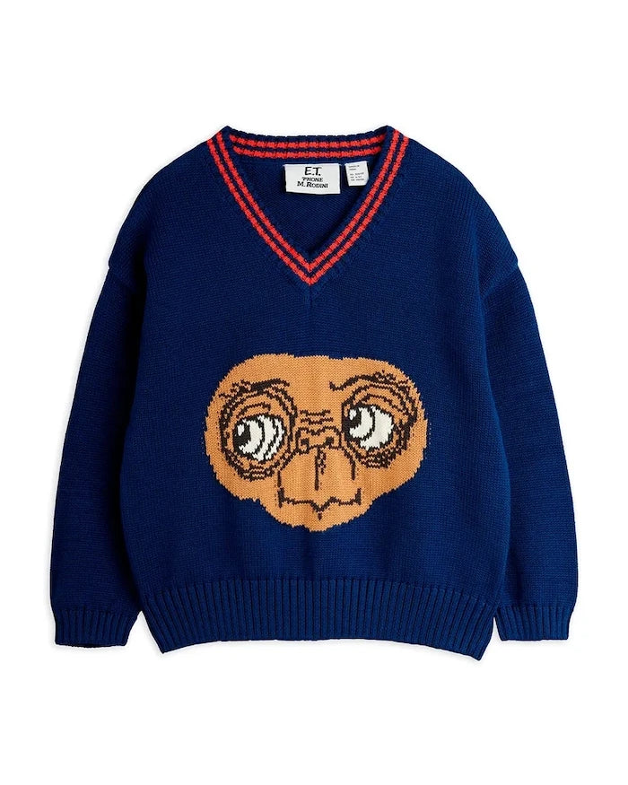 Детски памучен пуловер Mini Rodini E.T.