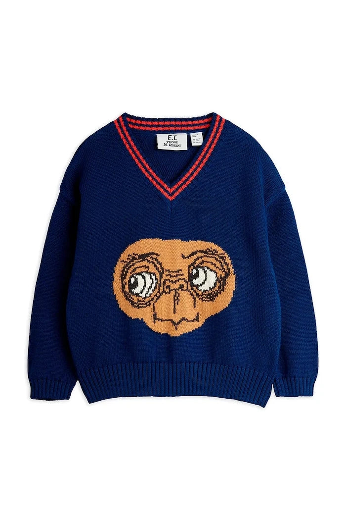 Mini Rodini E.T. Çocuk Pamuklu Kazak