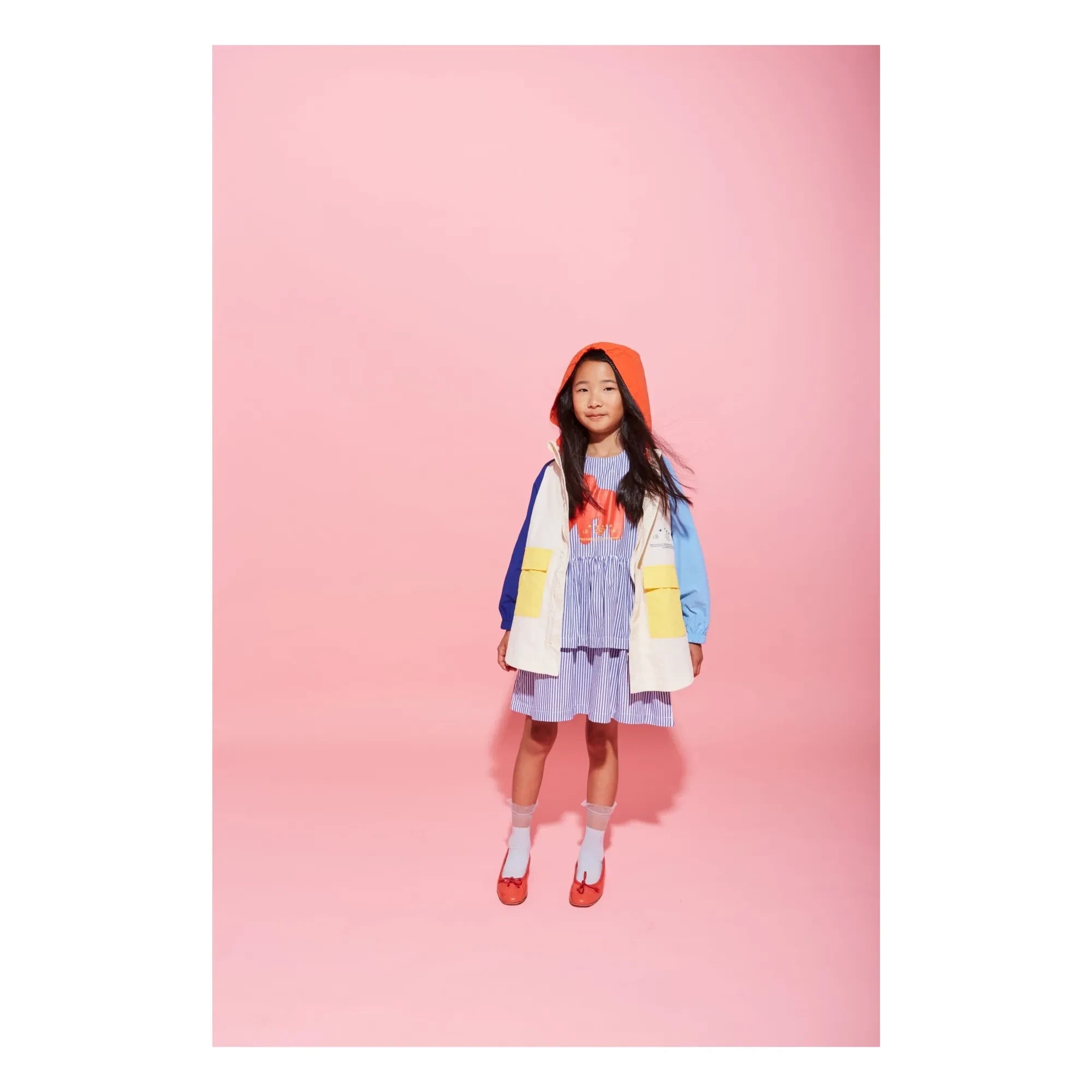 Wynken - Colorblock windbreaker | Ecru