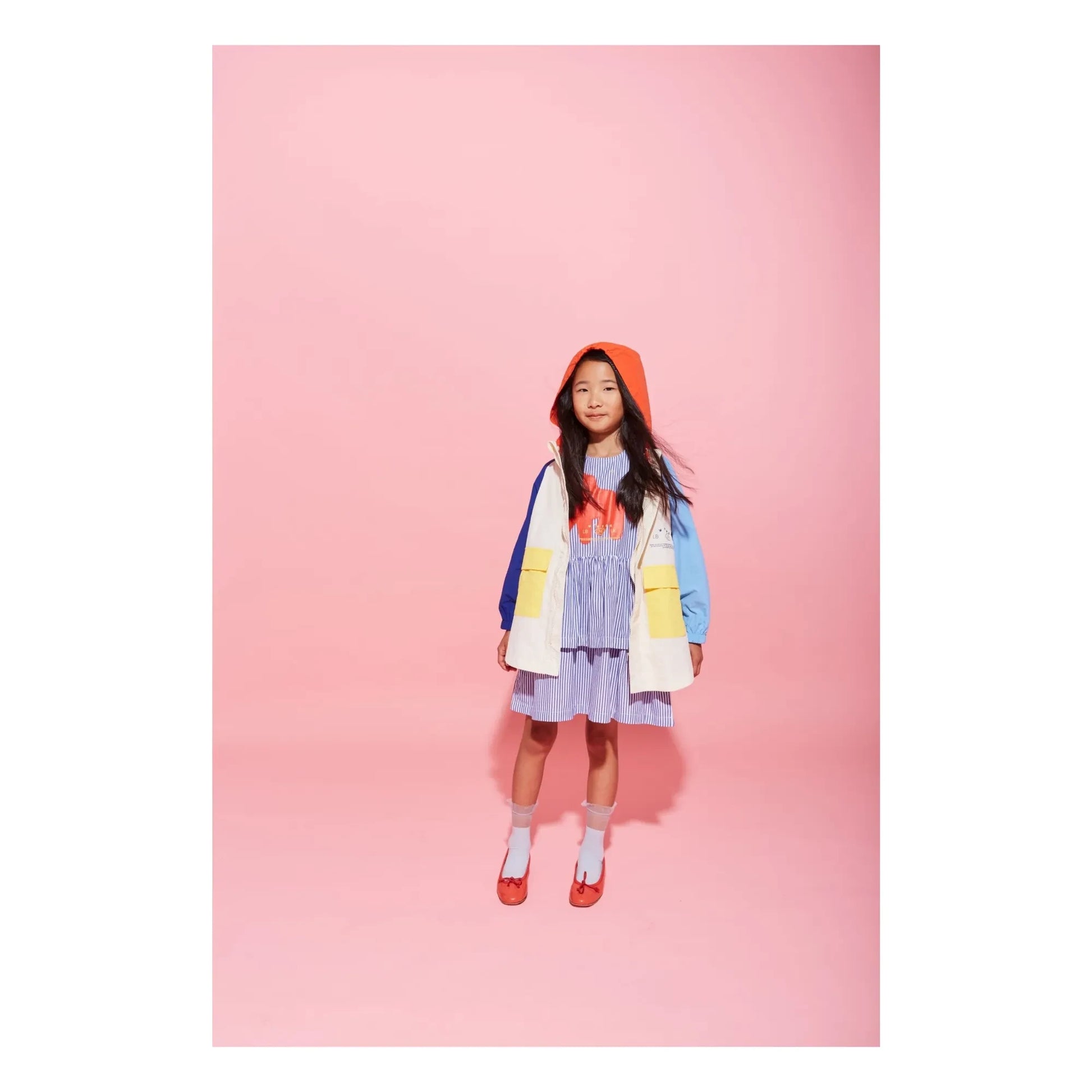 Wynken - Colorblock windbreaker | Ecru