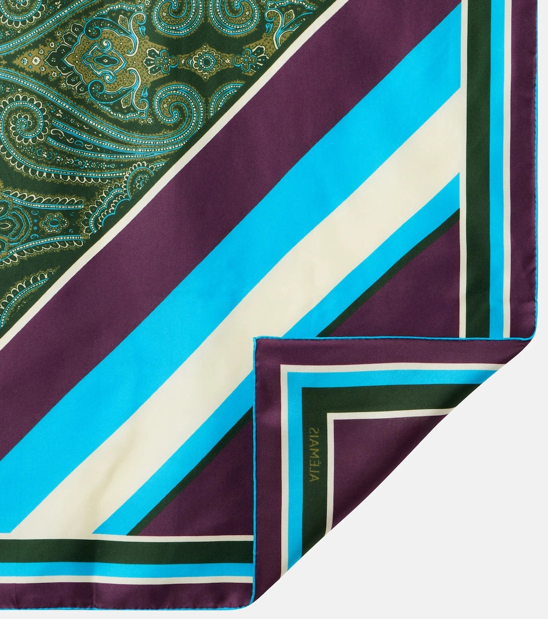 Alémais - Joni printed silk twill scarf