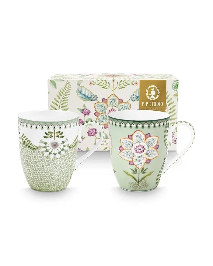 Pip Studio Lily&Lotus 350 ml Bardak Seti (2 Parça)