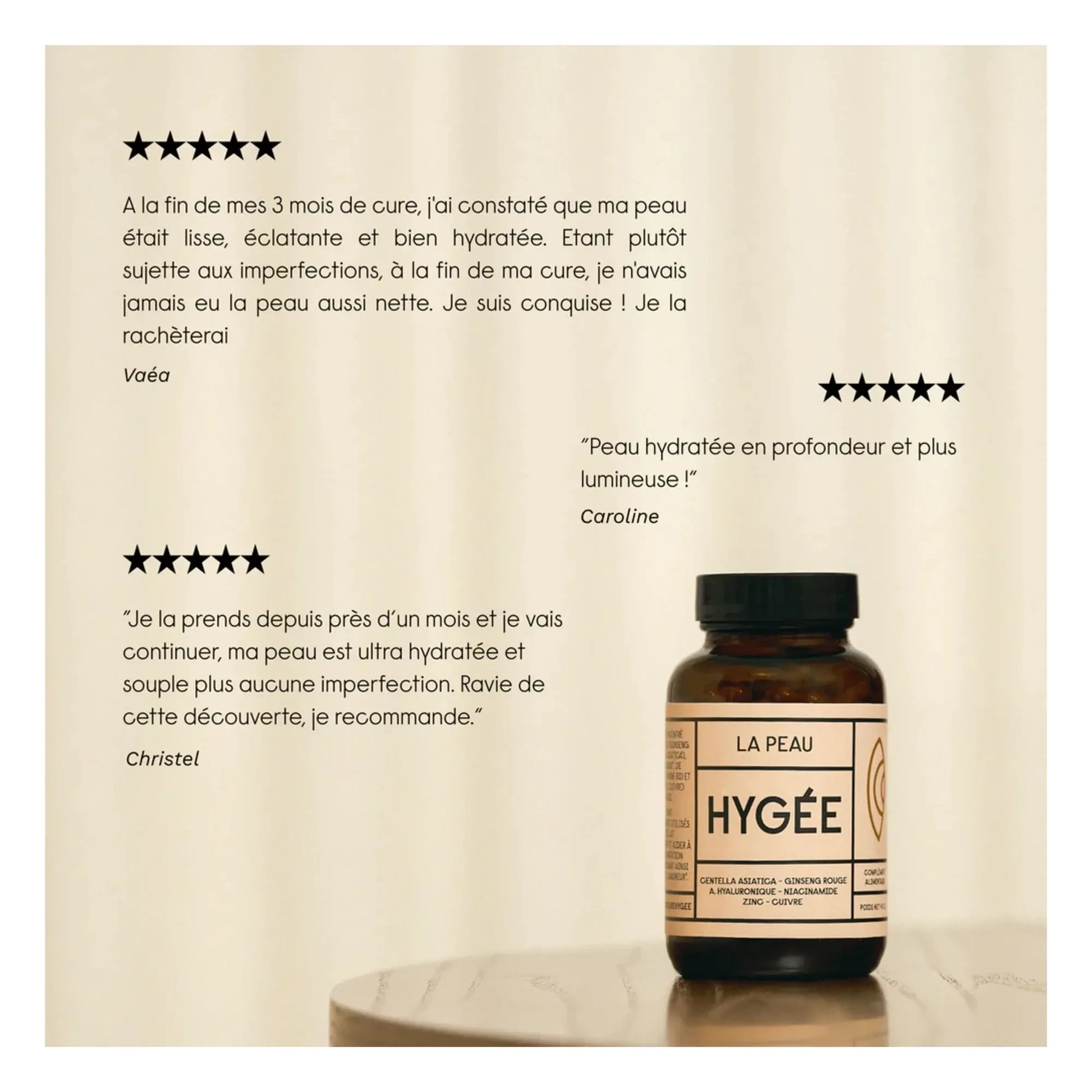 Hygée - La Peau dietary supplement - 112 capsules