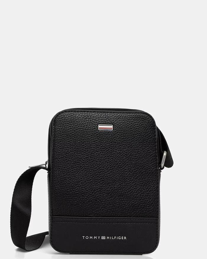 Tommy Hilfiger erkek suni deri omuz çantası