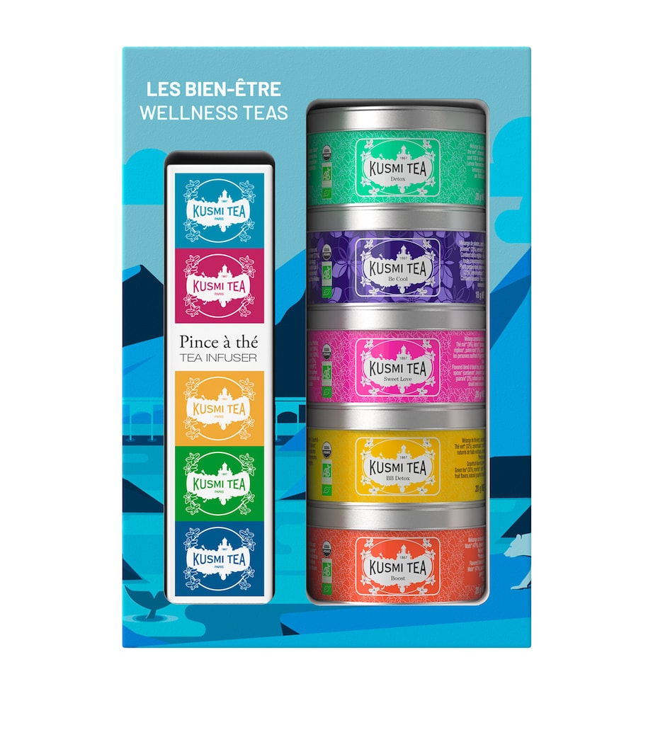 Wellness Tea And Strainer Gift Set (98g)