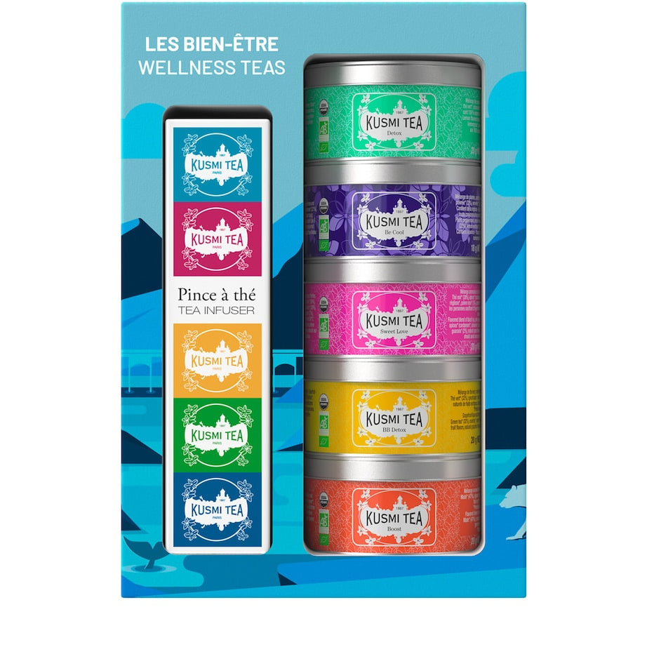 Wellness Tea And Strainer Gift Set (98g)