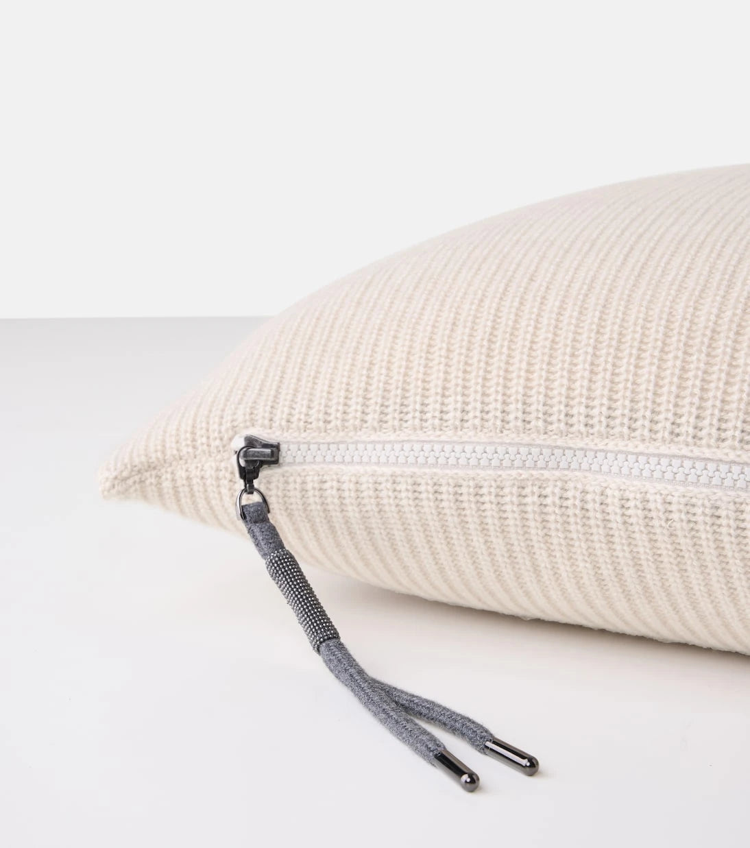Brunello Cucinelli - Ribbed-knit cashmere cushion