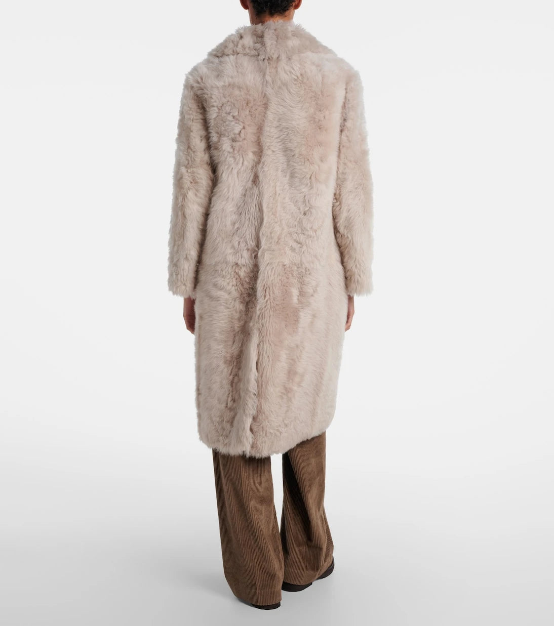 Brunello Cucinelli - Double-breasted shearling coat